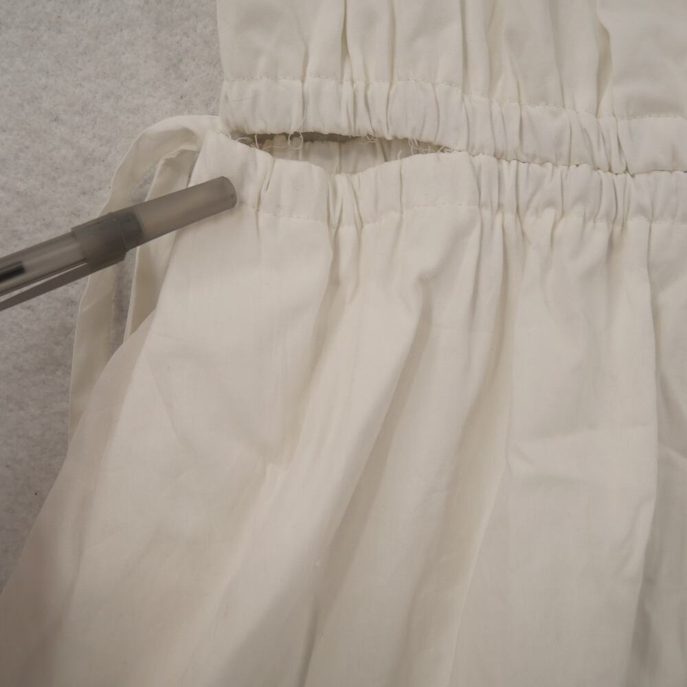 Derek Lam 10 Crosby Women's 4 Nara Cotton Poplin Cinched-Waist Maxi Dress READ* - Picture 6 of 12